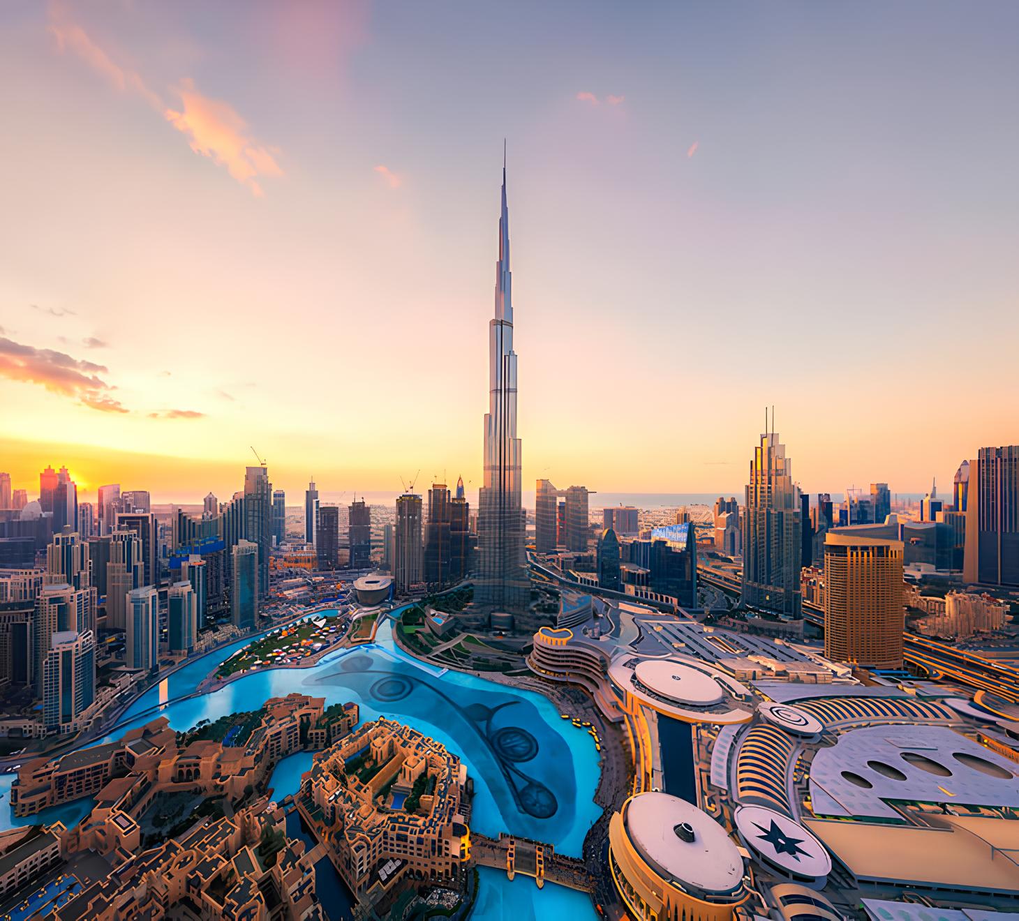 Dubai UAE skyline